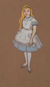 एलिस-इन-वंडरलैंड, 1915, 1915 के लिए ऐलिस पोशाक डिजाइन।