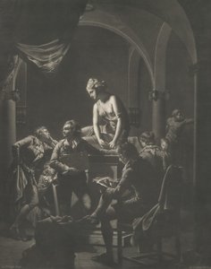 लैम्पलाइट द्वारा एक अकादमी, 20 फरवरी, 1772।
