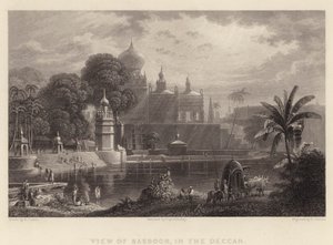 दक्कन में ससूर का दृश्य (उत्कीर्णन)