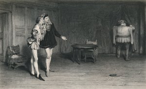 'प्रिंस हेनरी, पॉइन्स और फालस्टाफ। किंग हेनरी चतुर्थ - पहला भाग, c1870 द्वारा जेसी आर्मीटेज