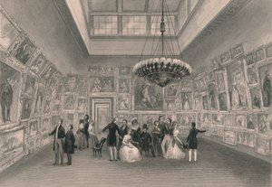 रॉयल अकादमी की प्रदर्शनी। - प्राइवेट व्यू, c1844।