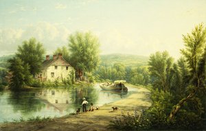 रोंडाउट कैनाल, रोसेन्डेल पर, 1886-87