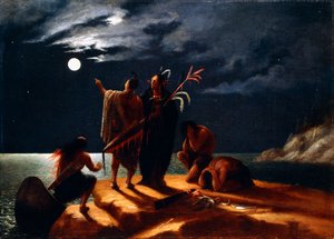 भारतीयों को एक चंद्र ग्रहण का अनुभव, c.1848-50