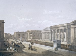 ब्रिटिश संग्रहालय, होलबोर्न, लंदन, 1852 द्वारा विलियम सिम्पसन