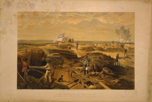 रेडन के आंतरिक भाग को उसके बाएं चेहरे से लिया गया, 1855 द्वारा विलियम क्रीमिया सिम्पसन