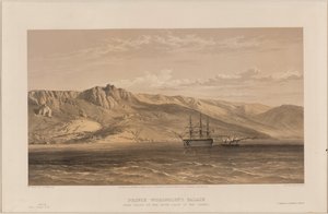 1855 में वोरोत्सोव पैलेस का दृश्य द्वारा विलियम क्रीमिया सिम्पसन