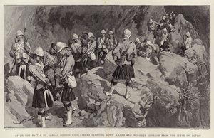 दरगाई की लड़ाई के बाद, गॉर्डन हाईलैंडर्स ने हत्या और घायल गोरखाओं को सीन ऑफ एक्शन से बाहर किया