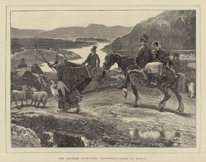 पश्चिमी हाइलैंड्स, कोनीमारा, बाजार जा रहा है