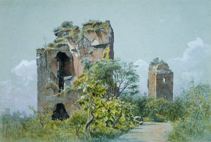 ट्रोजन सेट्टे सेल के स्नान, विला ब्रांकेसियो, रोम, सीए। 1882।