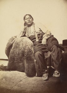 मा-नी-माइक, चेयेन चीफ, 1869-74। द्वारा विलियम स्टिन्सन सूले