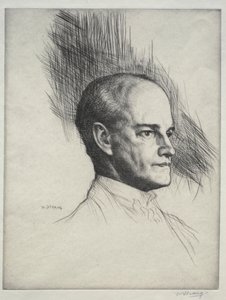 जॉन गल्सवर्थी, 1920। द्वारा विलियम स्ट्रैंड
