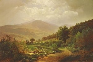 Adirondacks में गुलदस्ता घाटी द्वारा विलियम ट्रॉस्ट रिचर्ड्स