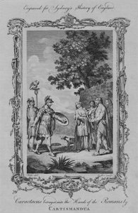 कार्टिक्टेंडुआ, 1773 द्वारा कारैक्टाकस ने रोमन के हाथों में धोखा दिया।