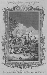 रिचर्ड III ने 1773 में बोसवर्थ-फील्ड में हत्या की।