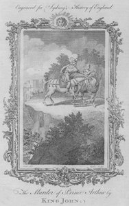 किंग जॉन, 1773 द्वारा राजकुमार आर्थर की हत्या।
