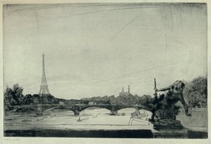 द ट्रोकैडेरो, 1915। द्वारा विलियम वॉकर