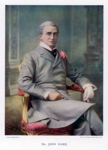 सर जॉन हरे, अंग्रेजी अभिनेता और गैरिक थियेटर के प्रबंधक, 1901। द्वारा विलियम और डैनियल डाउनी