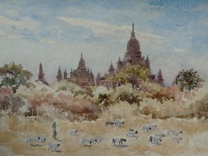 897 Thein Ma Zi from Penathagu, Bagan द्वारा विल्सन क्लाइव
