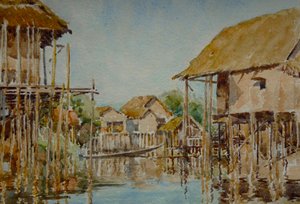 903 Pauk-Pa village (1), Inle Lake द्वारा विल्सन क्लाइव
