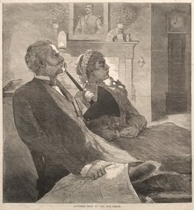 पुरानी घड़ी द्वारा एक और वर्ष, 1870। द्वारा विंसलो होमर