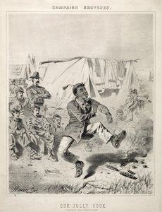 अभियान रेखाचित्र: हमारा जॉली कुक, 1863। द्वारा विंसलो होमर