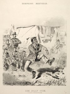 अभियान रेखाचित्र: हमारा जॉली कुक, 1863। द्वारा विंसलो होमर