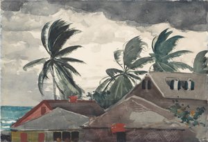तूफान, बहामास, 1898। द्वारा विंसलो होमर