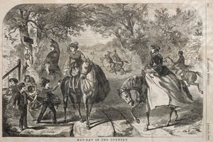 देश में मई दिवस, 1859। द्वारा विंसलो होमर