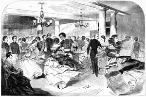 मिलिटरी एकेडमी, द हॉप, कोजेंस होटल, 1859। द्वारा विंसलो होमर