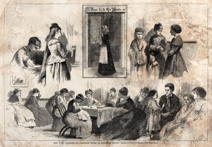 न्यूयॉर्क चैरिटीज़ - सेंट बरनबास हाउस, 304 शहतूत स्ट्रीट, 1874। द्वारा विंसलो होमर