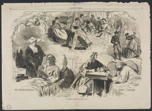 हमारी महिलाएं और युद्ध, 1862। द्वारा विंसलो होमर