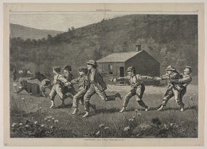 स्नैप-इन-व्हिप, 1873। द्वारा विंसलो होमर