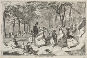बोस्टन कॉमन, 1858। द्वारा विंसलो होमर
