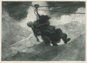 द लाइफ लाइन, 1884। द्वारा विंसलो होमर