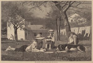 द नूनिंग, 1873 में प्रकाशित हुआ। द्वारा विंसलो होमर