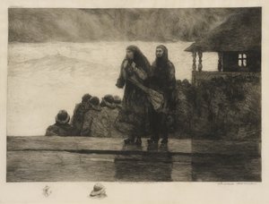 द पेरिल्स ऑफ़ द सी, 1888 द्वारा विंसलो होमर