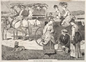 पिकनिक भ्रमण, 1869। द्वारा विंसलो होमर