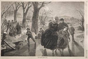 स्केटिंग सीजन - 1862, 1862। द्वारा विंसलो होमर