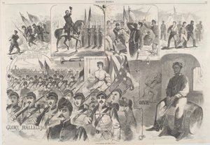युद्ध के गीत, 1861 में प्रकाशित। द्वारा विंसलो होमर