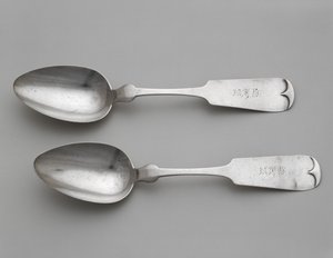 मिठाई चम्मच, सी। 1860-1870 (रजत)