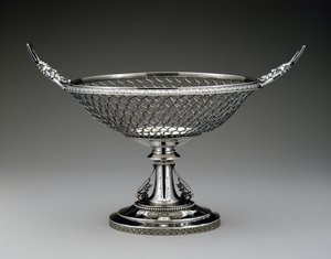फ्रूट स्टैंड, सी। 1860-1875 (रजत)