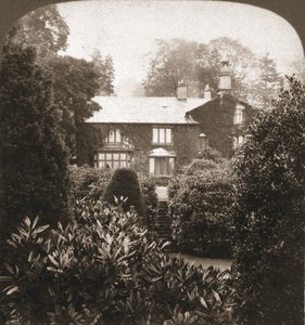 Rydal Mount, विलियम वर्ड्सवर्थ्स होम, लेक डिस्ट्रिक्ट, Engalnd, 1903। द्वारा वर्क्स एंड सन स्कल्पचर स्टूडियो