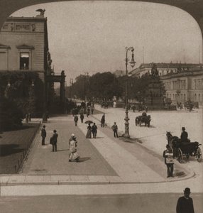 Unter den Linden, बर्लिन, 1903। द्वारा वर्क्स एंड सन स्कल्पचर स्टूडियो