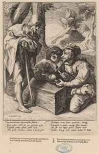 अपनी बचत बहुत जल्द खर्च न करें द्वारा हेंड्रिक गोल्ट्ज़ियस की कार्यशाला, कारेल वैन मंडेर I . के बाद