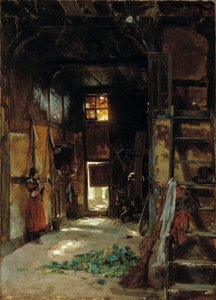 वेस्टफेलियन कॉटेज का इंटीरियर, 1852। द्वारा वर्थिंगटन व्हिट्रेज