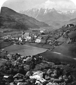पोंगाउ, साल्ज़बर्ग, ऑस्ट्रिया, c1900s के क्षेत्र में सेंट जोहान।