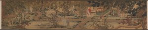खुशबू के पहाड़ के नौ बुजुर्ग, 1426-1452। द्वारा ज़ी हुआन
