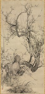 प्लम, बांस और ऑर्किड, 1834।