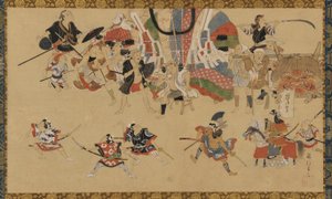 उत्सव के दौरान सड़क का दृश्य, ca. 1750-70. द्वारा यामामोटो फुजिनोबु