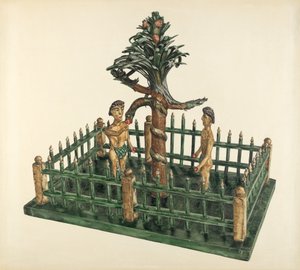 आदम और हव्वा, सी। 1939. द्वारा योलांडे डेलासेर